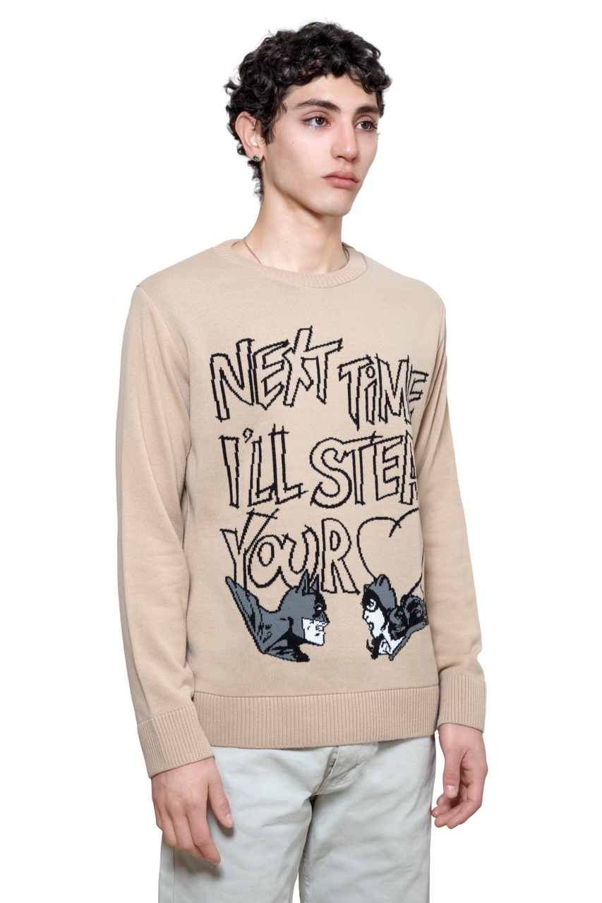 Batman DC Comics Steal Your Heart - suéter con licencia oficial