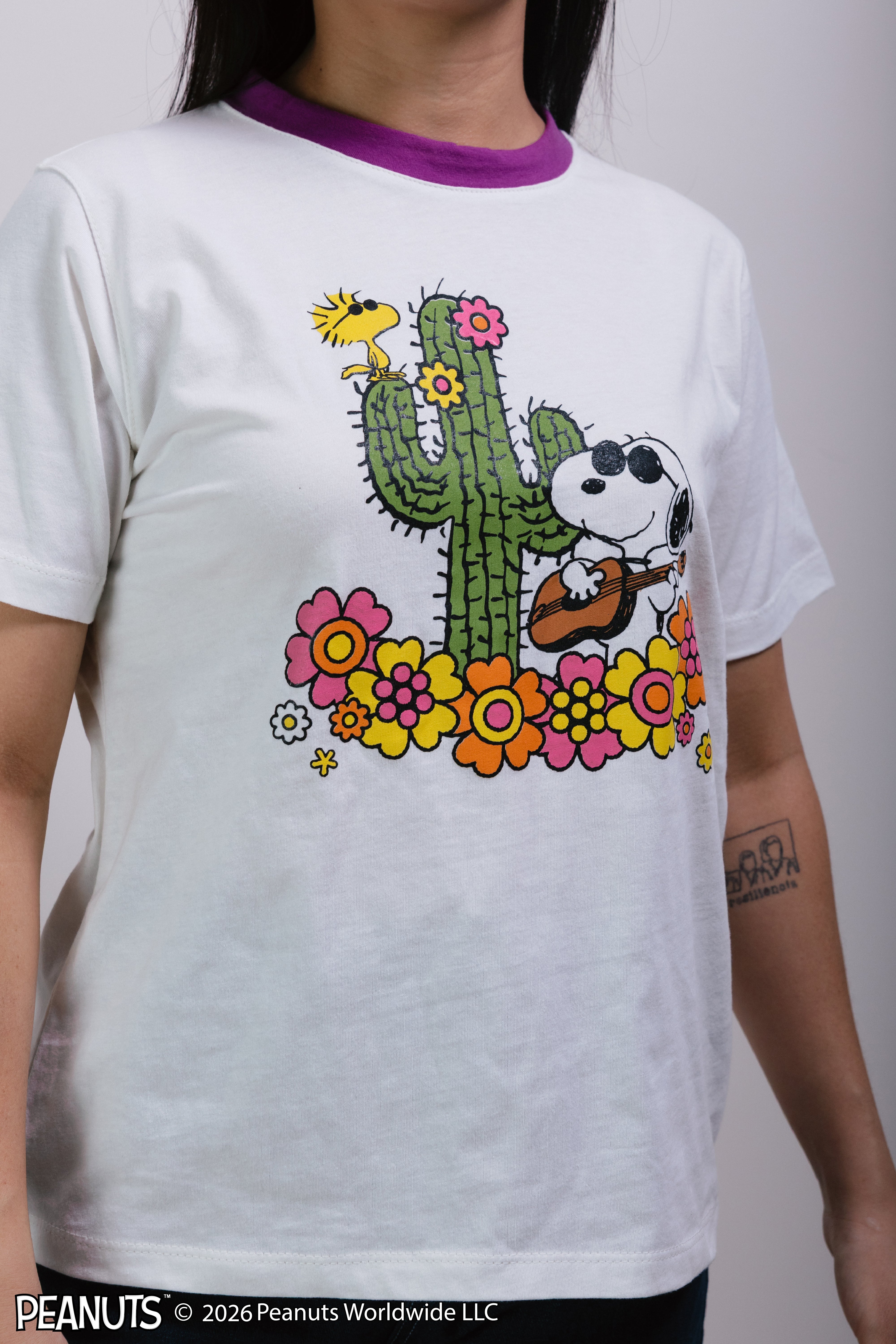 Playera Snoopy & Woodstook Groovy - Licencia Original