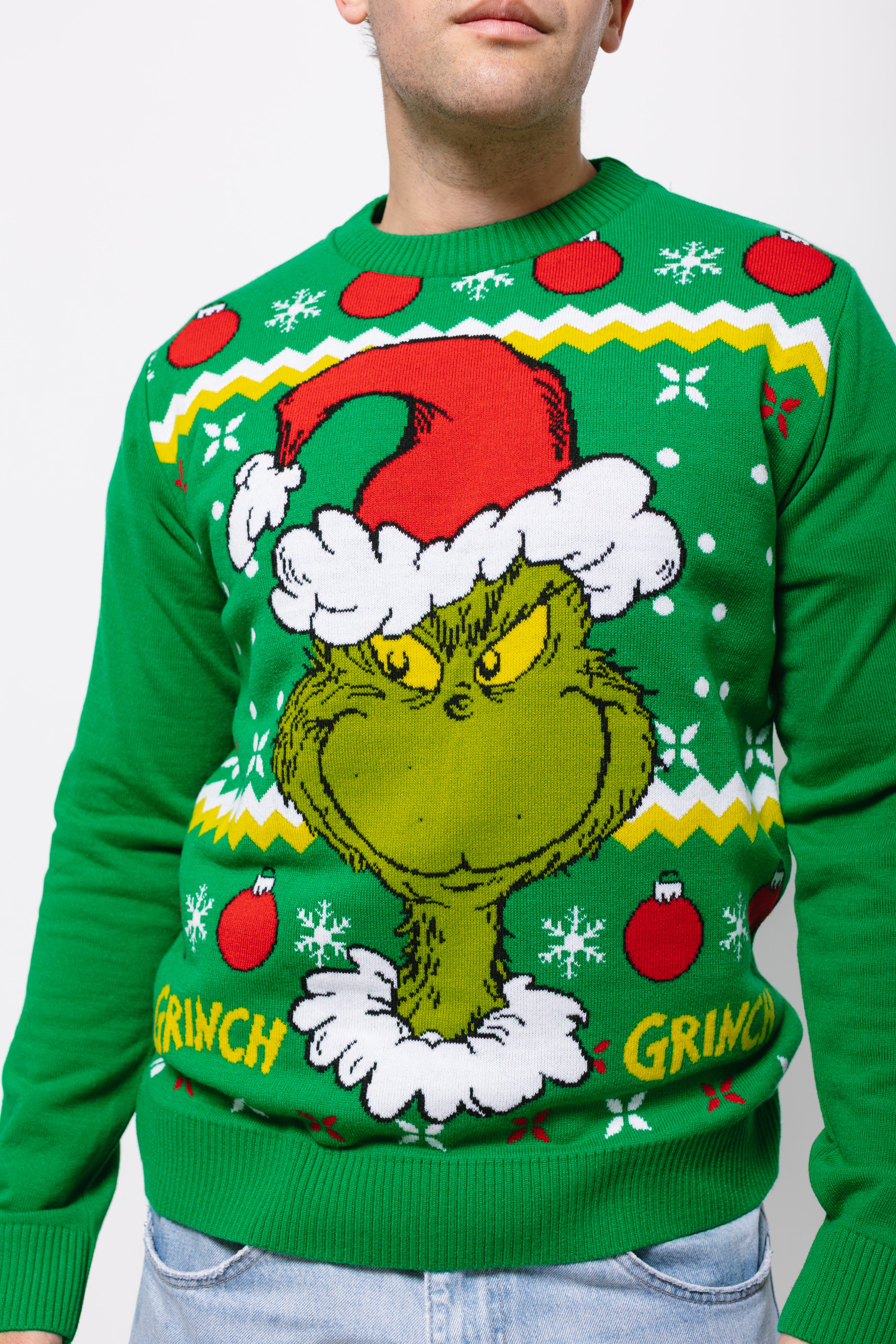 Ugly Sweater Grinch - El Verde Navideño