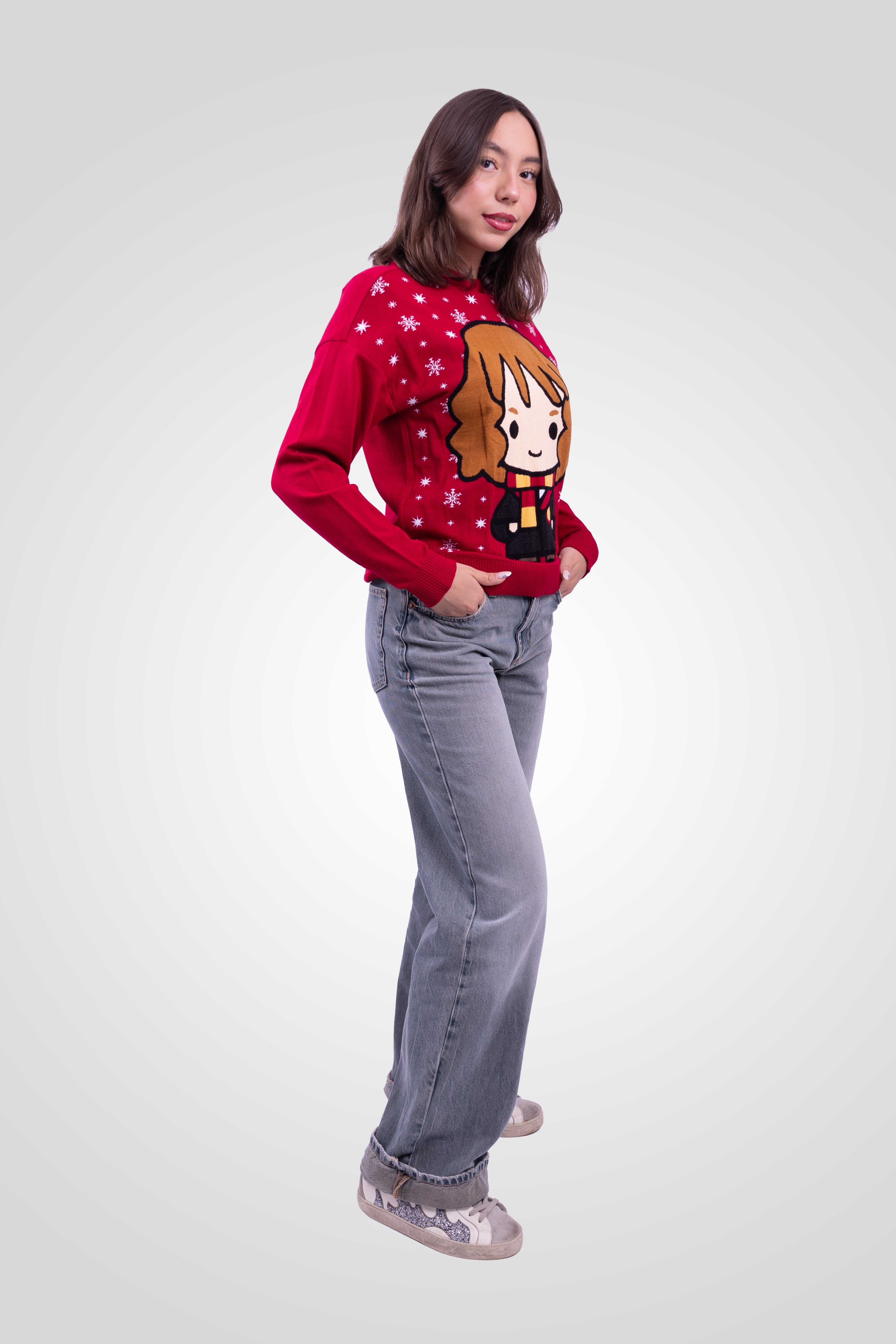 Ugly sweater snowflake Hermione Granger - suéter con licencia oficial