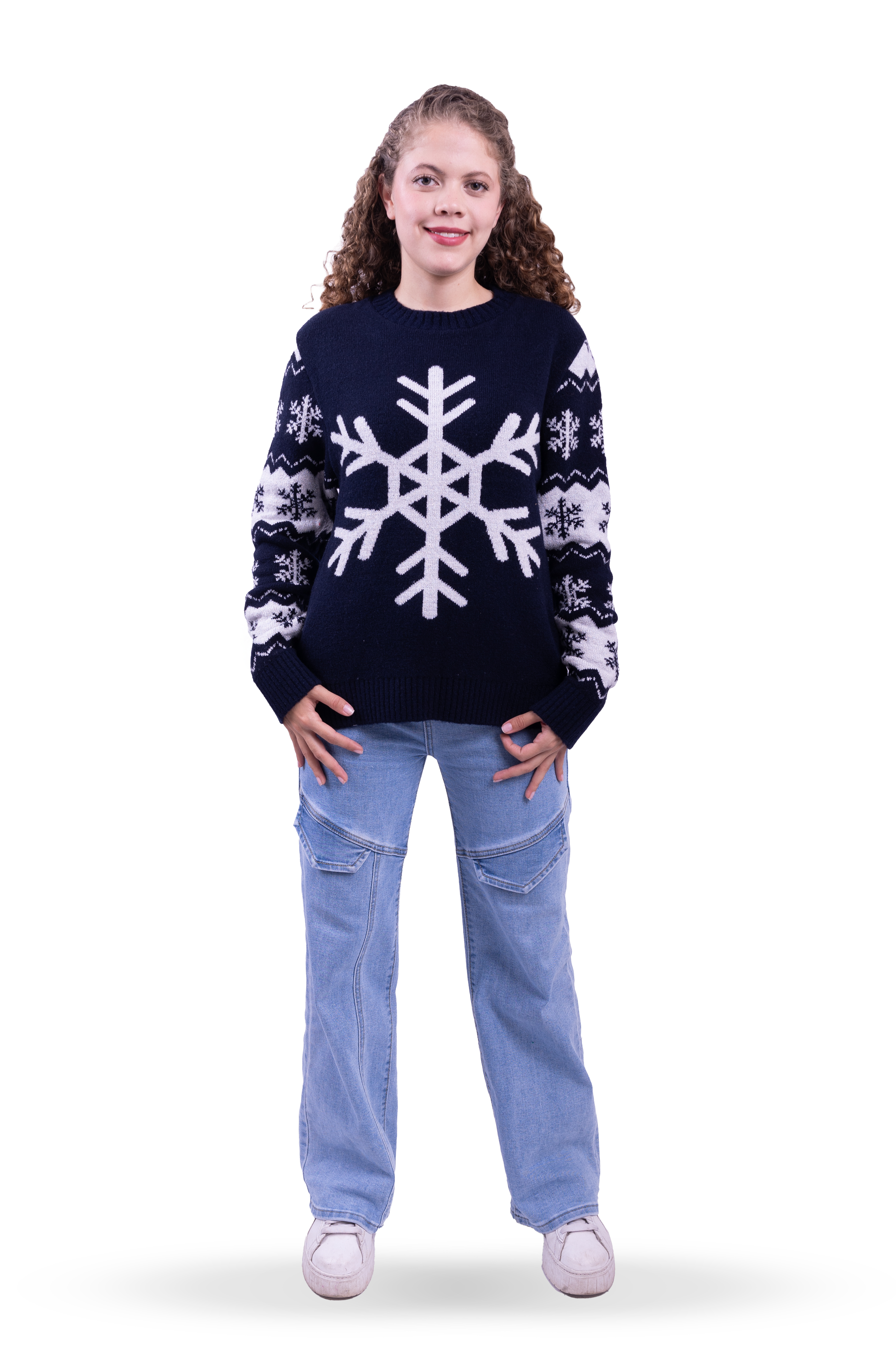 Ugly sweater copos azules