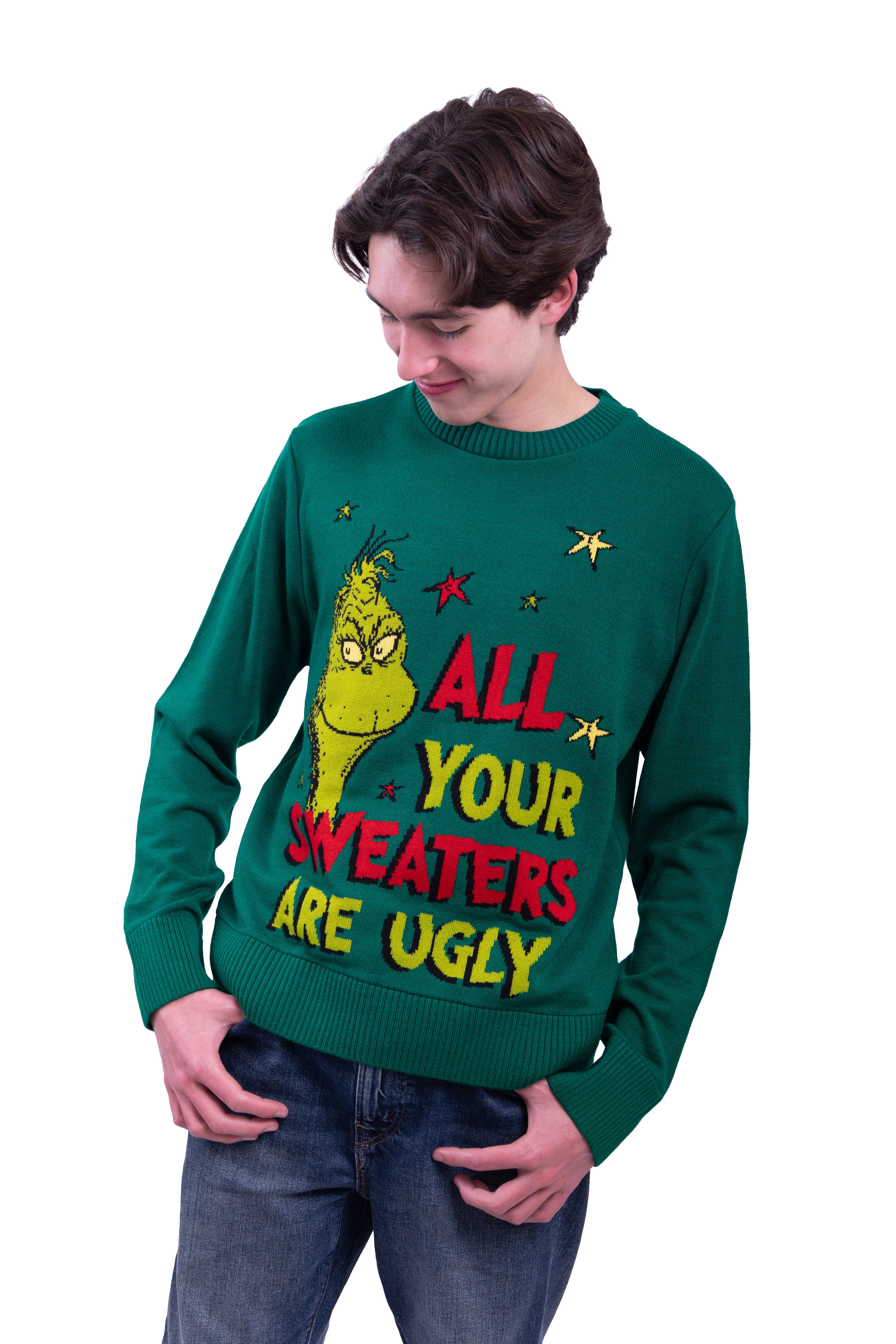 Ugly sweater Grinch - suéter con licencia oficial