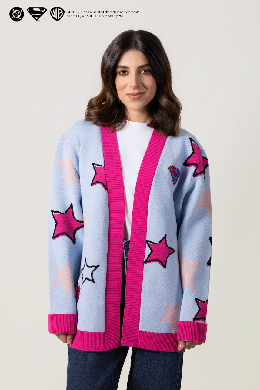 Cardigan Supergirl -  suéter con licencia oficial