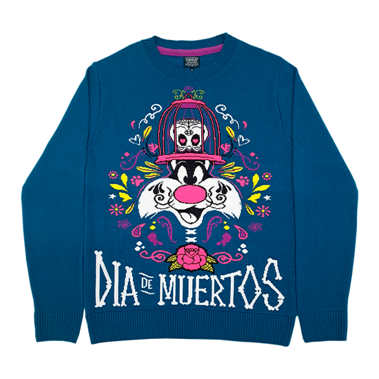 Looney Tunes Sylvester Día de Muertos Suéter