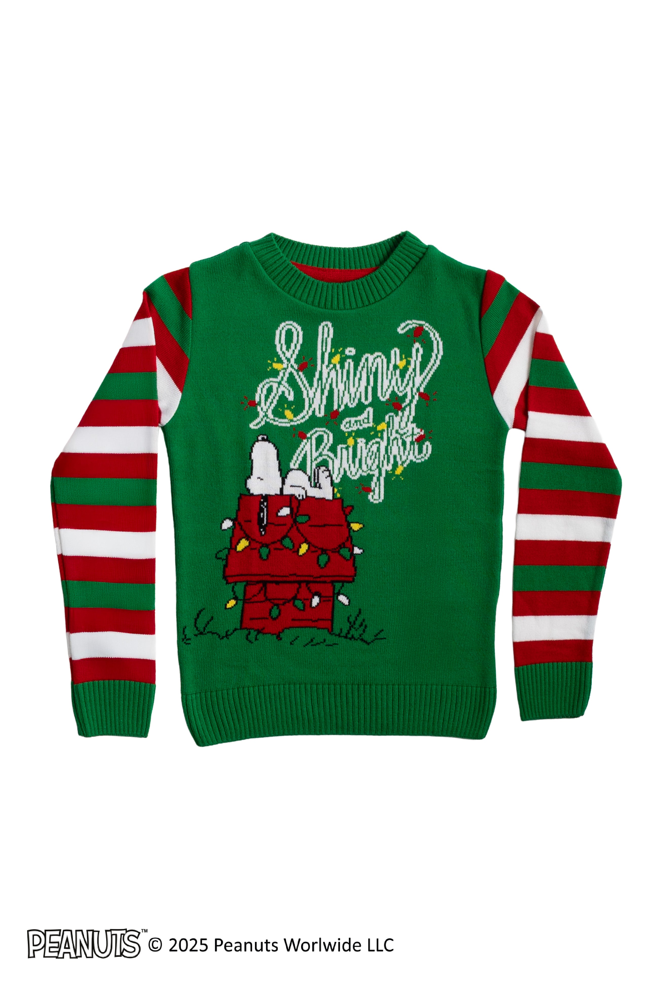 Ugly Sweater Snoopy shiny and bright para niñxs - suéter con licencia oficial
